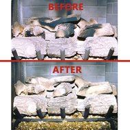 ACS Gas Log Cleaner Removes Carbon and Soot From Fireplace Gas Logs | 1 Pint - 16oz. Spray Bottle N5