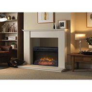 Black Metal 30-inch Wide Electric Firebox Insert With Automatic Shut-off Function Prevents The Fireplace From... N3