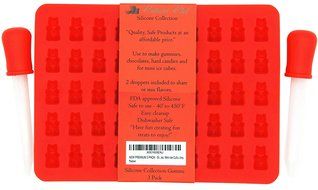 Culinart Chef- 3 Pack (150 Bears)- PREMIUM THICK Silicone Gummy Bear Candy Molds -BONUS CANDY RECIPE E-BOOK &amp;...