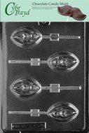 Cybrtrayd XX525 Lady Lolly Chocolate Candy Mold with Exclusive Cybrtrayd Copyrighted Chocolate Molding Instructions