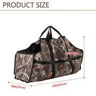 Firewood Log Carrier Durable Heavy Duty Canvas Firewood Tote Bag Fireplace Wood Stove Accessories N14