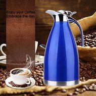 Satin Finish Stainless Steel Thermal Coffee Pot, Vacuum Insulated Carafe Flask Tea Kettle, 1.5 Liter N2