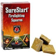 MEECO&rsquo;S RED DEVIL Firelighting Squares, 144 pieces