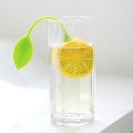 DSSY Silicone Lemon Shape Tea Filter Infuser Yellow