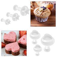 XCSOURCE 46pcs 3D Fondant Mould Chocolate Cookie Baking Mold Cake Decorating Sugarcraft DIY Tool HS323 N2