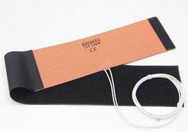 Nitrous Bottle Heater 4" x 12 1/2" 12V 240W KEENOVO Flexible Silicone Heater N2