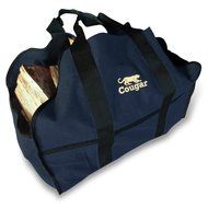 Cougar Premium Log Carrier, Heavy Duty Canvas Firewood Tote Bag Best For Carrying Wood (Insignia Blue) N7