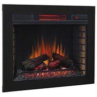 ClassicFlame 28-In SpectraFire Infrared Electric Insert &amp; Trim Kit - 28II033FGL &amp; BBKIT-28