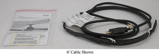 Danfoss 088L1480 6' 120V Self Regulating Ice Guard SRIG Cable W/Plug