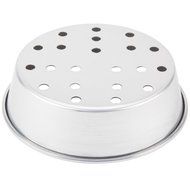 American Metalcraft A90072P 7" x 2" Perforated Standard Weight Aluminum Tapered / Nesting Pizza Pan