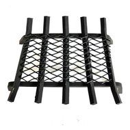 Woodeze Fireplace Log Burning Tool 12" Steel Ember Retainer Grill Hearth Accessory For Grates