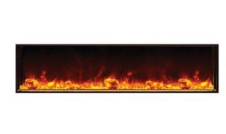Amantii BI-60-DEEP - 60" wide x 12" deep - Electric Fireplace N10