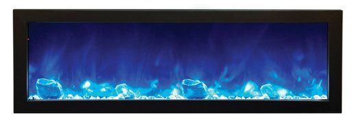 Amantii BI-60-DEEP - 60" wide x 12" deep - Electric Fireplace N12
