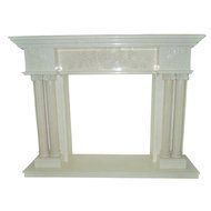 Cream Polished Marble Fireplace Surround FPS-04 N4