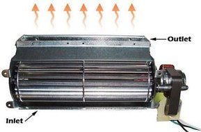 Quiet 75 CFM Universal Fireplace Blower Gas Insert Replacement Fan Kit 3306 N3