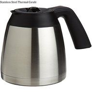 Capresso 10-Cup 1200W Programmable Black Coffee Maker in Stainless Steel Thermal Vacuum Carafe with Easy-to-Read...