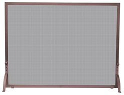 Uniflame, S-1301, Single Panel Antique Copper Finish Screen