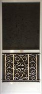 Designer Style Screen Door Grille, Screen Door Pet Guard, (Mill Finish), By All Weather, Aluminum, "Island" Model... N2