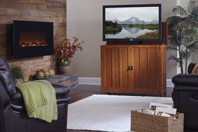 Touchstone Mirror Onyx Electric Fireplace with Mirror Glass