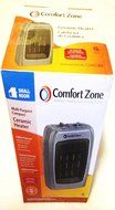 Comfort Zone Ceramic Heater - Silver