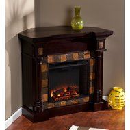 Southern Enterprises Carrington Convertible Electric Fireplace - Classic Espress N5