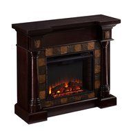 Southern Enterprises Carrington Convertible Electric Fireplace - Classic Espress N6