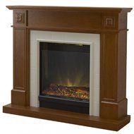 Adam Chester Electric Fireplace Mantel Package in Vintage Oak