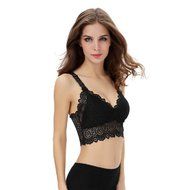 Bra Top ，Beautyvan Comfortable Fashion Women Lace Bra Strap Wrapped Chest Tank Crop Top New (White)