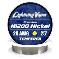 LV Ni200 Nickel Wire (Tempered) 28 AWG - 25'