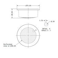 IMS Competition E-61 Precision Filter Ridgeless Basket 18/22 gr - B70 2TC H28.5 E N2