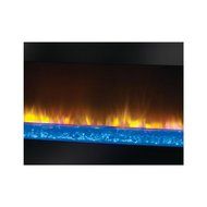 Wall Mounted/ Stand Electric Indoor Portable Fireplace Heater for Sale, 36 in. Glass, Black, Brand New N5