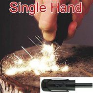 Travel Kits single hand magnesium Survival Single Hand Outdoor Magnesium Flint Steel Fire Starter Kit N3