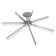 Royal Industries Pie Marker, Cast Aluminum,7-Slice, Silver