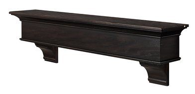 Pearl Mantels 424-60-20 Manhattan Espresso 60" Mantel Shelf N7