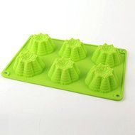 silicone mold 6cups pineapple cups flower cake baking cups flowers pentagram Octagonal Pagoda molds lace mold...