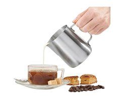 niceeshop(TM) Japanese Stype Thicken Stainless Steel Milk Frothing Pitcher (Silver,350ml)