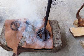 Durable Tule Fire Fan With Leather Handle Fire Starter for Charcoal Grills, Tailgating, Campfires, Fire Pits,... N5