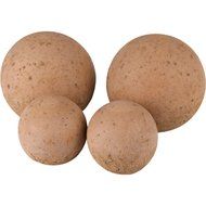 Peterson Real Fyre Decorative Geo Shapes Terracotta Sphere Set - Set Of 4