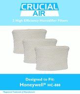 3 Honeywell HC-888 &amp; Duracraft D88 Humidifier Filter Fits DCM-200, DH-888, DH-890, DH-890C, DCM-891B, DCM-891S...