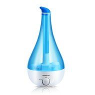 HOMETEK Ultrasonic Humidifier with 2.2 Liter Water Tank 360 Degree Rotatable Nozzle, Swan Shape Blue
