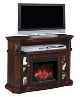 ClassicFlame 23MM774-E451 Bellemeade TV Stand for TVs up to 60&quot;, Espresso (Electric Fireplace Insert sold separately) N3