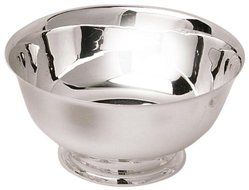 Eastern Tabletop 7006 6-Inch Stainless Steel Classic Paul Revere Bowls, 1/2-Quart