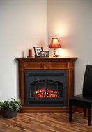 GreatCo Gallery Series Built-in Electric Fireplace with Arched Rectanguler Front, 34-Inch N2