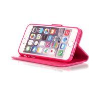 iPhone 7 Case,PHEZEN Embossed Flower Butterfly PU Leather iPhone 7 Wallet Case [Magnetic Closure] [Credit Card... N6