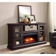 60" Fall Harvest Entertainment Stand Fireplace For TVs Up To 70" N5