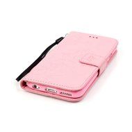 iPhone 7 Case,PHEZEN Embossed Flower Butterfly PU Leather iPhone 7 Wallet Case [Magnetic Closure] [Credit Card... N8