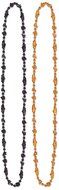 Beistle 00147 2 Count Assorted Halloween Beads, 36-Inch, Black and Orange
