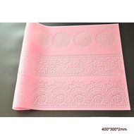 Anyana Lace Silicone Mat Silicone Mold Cake Decorating Supplies Color Pink Pastry Gum Pastry Tool Kitchen Tool...