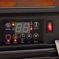 Bestmart INC 1500W Embedded Insert Quartz Infrared Electric Fireplace Heater 3 Color Flame Remote Control N7