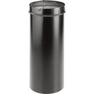 6'' DuraBlack Telescoping Black Stove Pipe Length - 1647
